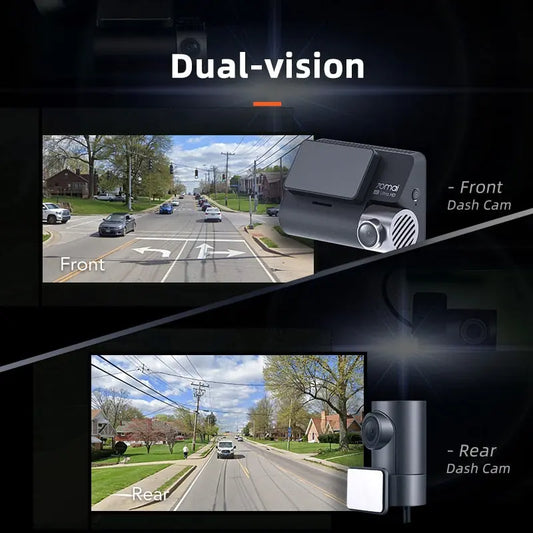 Dual Lens 4K Dashcam with Built-in GPS and Parking Monitior PST PS Tradings