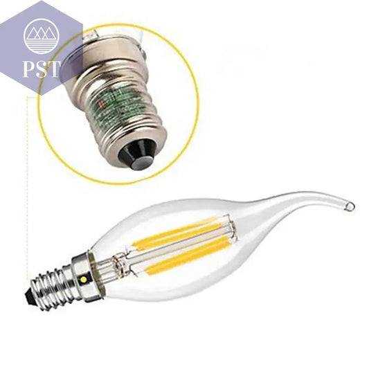 10pcs LED Bulb E14 4W/6W Dimmable Edison Retro Filament Candle Light AC220V C35 Warm/Cold White 360 Degree Energy Saving Lamp PST PS Tradings