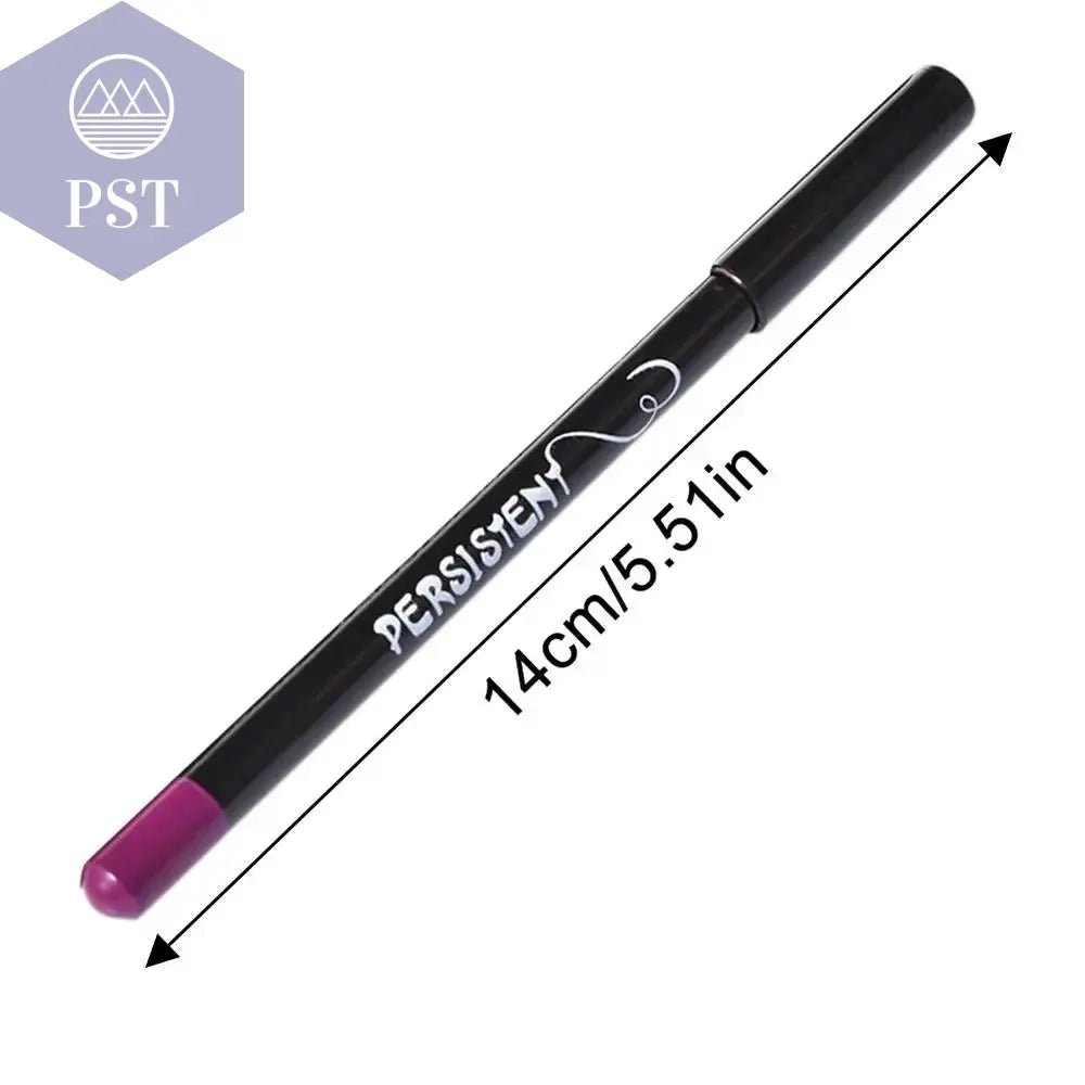 12 stc. professional Lip Liner Waterproof Wasserfest nude Lip Liner Set 12 Stück PST PS Tradings