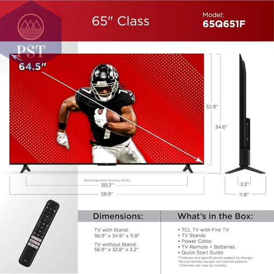 65-Inch Class Q65 QLED 4K Smart TV with Fire TV, Dolby Vision, HDR PRO+, Dolby Atmos, Alexa Built-in with Voice Remote PST PS Tradings PST PS Tradings PST PS Tradings 65-Inch Class Q65 QLED 4K Smart TV with Fire TV, Dolby Vision, HDR PRO+, Dolby Atmos, Alexa Built-in with Voice Remote