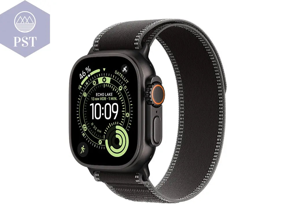 Apple Watch Ultra 3 Titanium Cellular PST PS Tradings Smartwatch M / Schwarz / Trail Loop schwarz/kohlegrauSmartwatch Apple Watch Ultra 3 Titanium Cellular