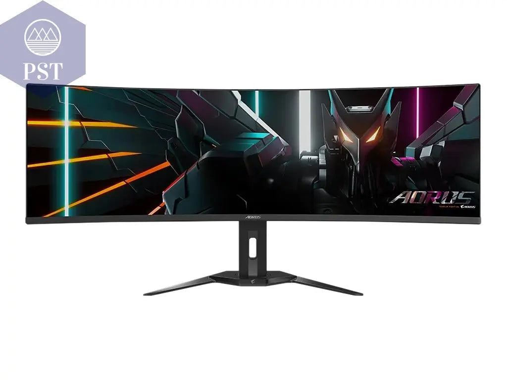 GIGABYTE AORUS CO49DQ 124,4cm 49Zoll Gaming Monitor DQHD TFT monitor 5120x1440 250cd/m2 2xHDMI 2.1 1xDP 1.4 PST PS Tradings Display Monitor PST PS Tradings PST PS Tradings