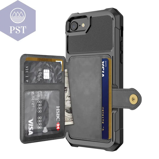 Hard Protective Wallet Case for iPhone PST PS Tradings