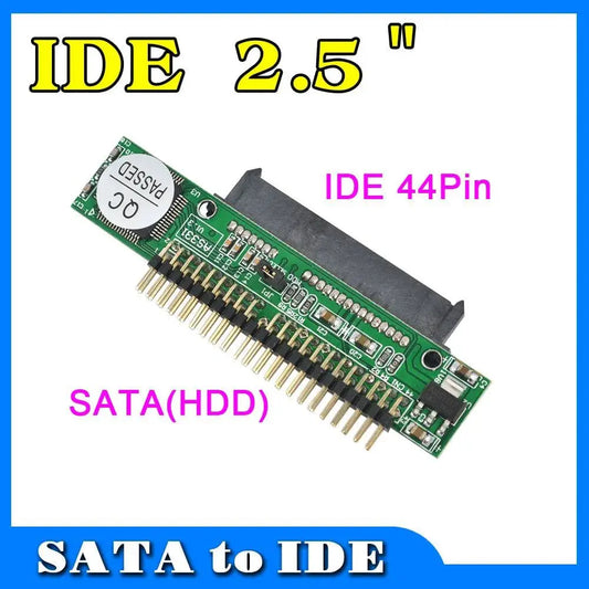 Kebidu Sata to IDE 2.5 Sata Female to 2.5 inch IDE Male 44 pin port 1.5Gbs Support ATA 133 100 HDD CD DVD Adapter PST PS Tradings