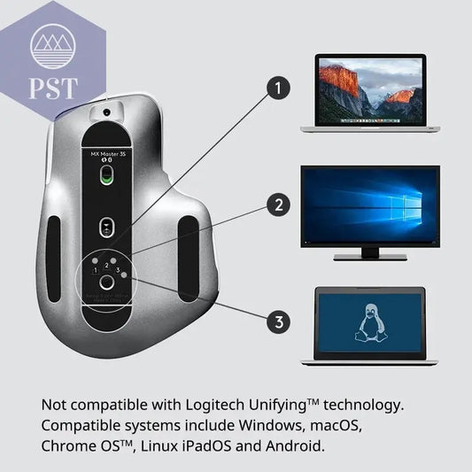 Logitech MX Master 3S Drahtlose Bluetooth Maus PST PS Tradings Maus PST PS Tradings PST PS Tradings