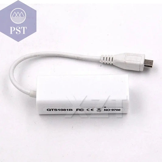 Micro USB to lan card Connector For Tablet 2.0 5 Pin 10/100 Male RJ45 Female Ethernet LAN Network Card Adapter - PST PS Tradings