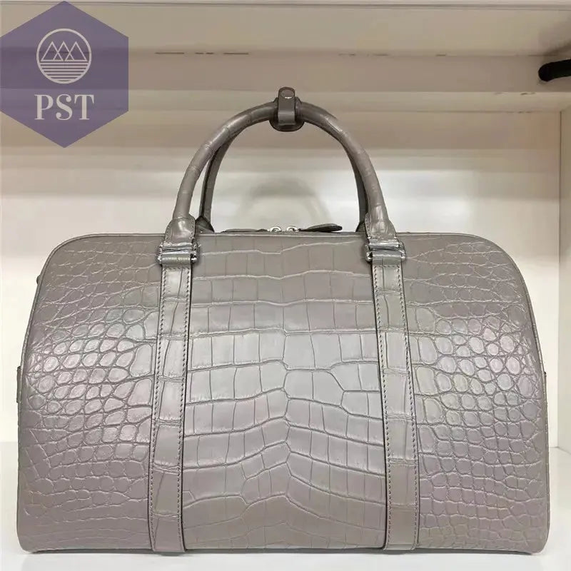 Reisetasche Stylishes Krokodil-Muster Herren Gepäck PST PS Tradings Taschen PST PS Tradings PST PS Tradings Reisetasche Stylishes Krokodil-Muster Herren Gepäck Taschen