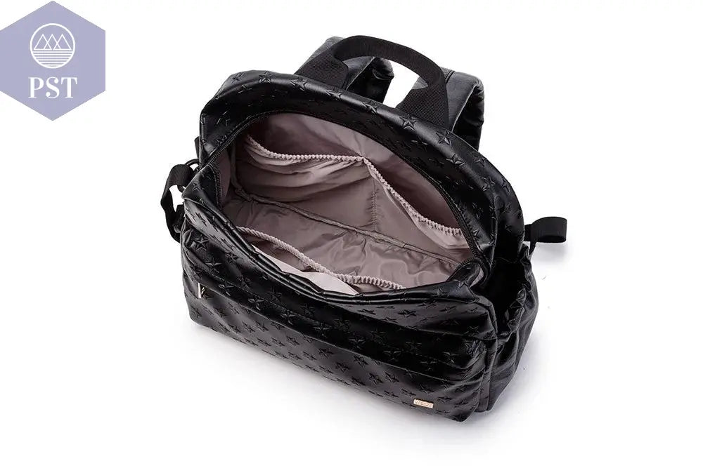 Soboba Diaper Bags for Mummy PU Waterproof Large Capacity Nappy Changing Bag Hanging on Stroller 3D Star Pattern Diaper Bag - PST PS Tradings