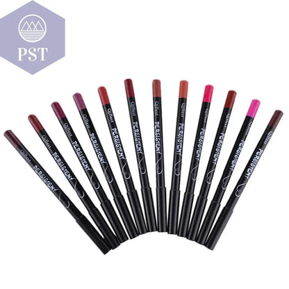 12 stc. professional Lip Liner Waterproof Wasserfest nude Lip Liner Set 12 Stück       PST PS Tradings