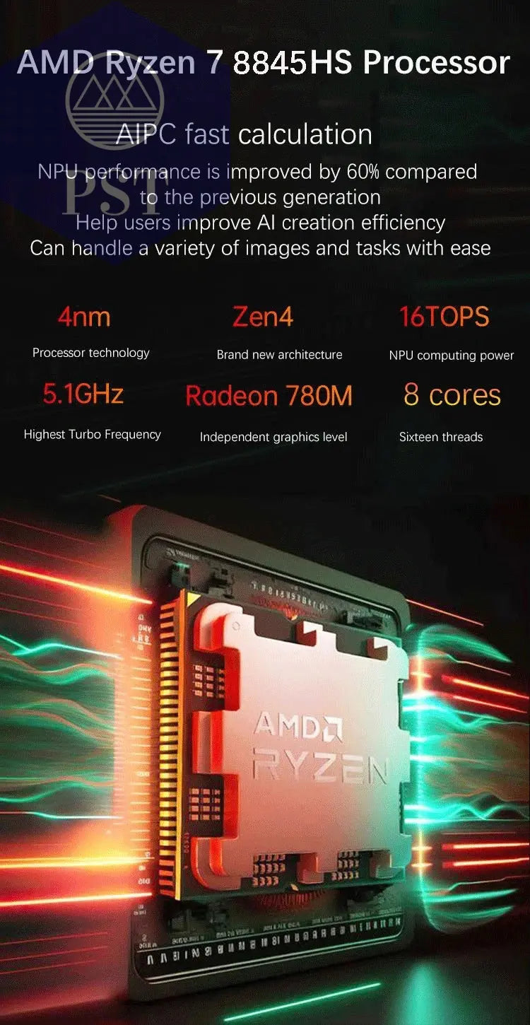 16 Zoll Laptop Ryzen 9 64GB 2TB PST PS Tradings Laptop Laptop