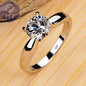18K White Gold Zirconia Ring PST PS Tradings  PST PS Tradings 5-R128 PST PS Tradings 18K White Gold Zirconia Ring