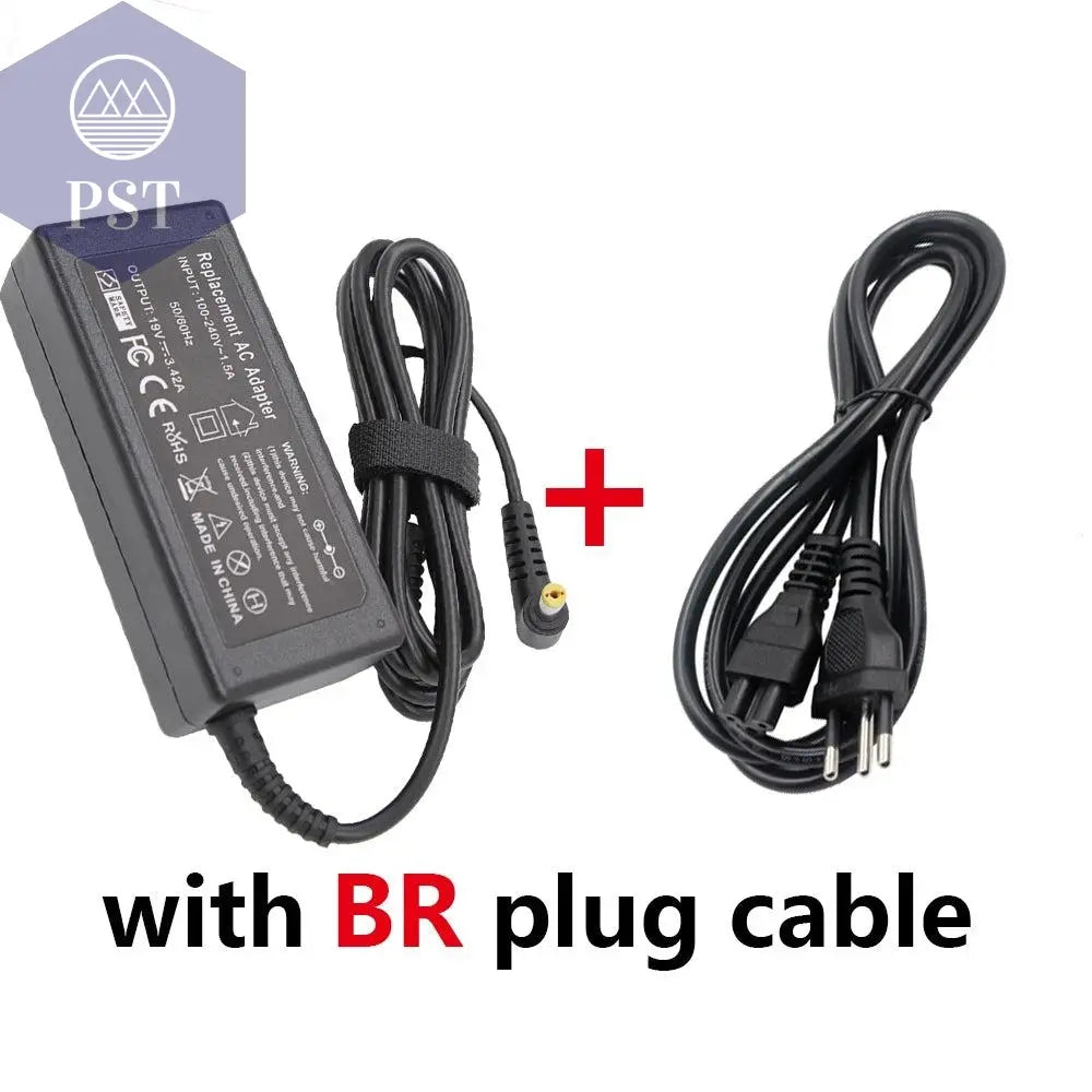 19V 3.42A 65W 5.5*1.7mm AC Laptop Charger Adapter For Acer Aspire 5315 5630 5735 5920 5535 5738 6920 6530G 7739Z Power Supply - PST PS Tradings