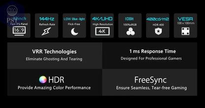 32Zoll 4K Monitor UHD Display 144Hz PST PS Tradings Monitor Monitor