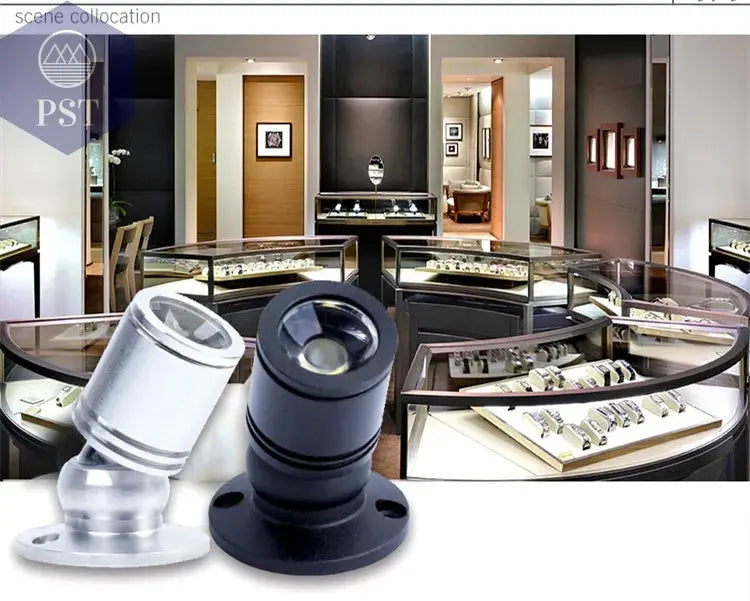 3W Led einbau schrank mini spot licht 110V 220v downlight 12v dc schmuck zeigen Umfassen Led fahrer 4000K Decke licht lampe       PST PS Tradings