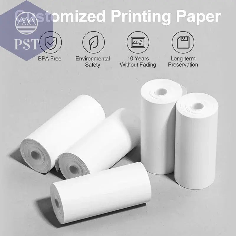 5/10/15/20 57*25mm Thermal Paper White Children Camera Instant Print Kids Camera Printing Paper Replacement Accessories Parts - PST PS Tradings