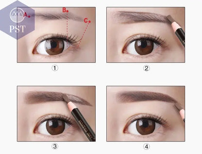 5 teile/satz Augenbraue Bleistift Make-Up Braun Augenbraue Enhancer Kosmetische Kunst Wasserdicht Bleistift Tönung Stereo Arten Schönheit Werkzeuge Billig       PST PS Tradings