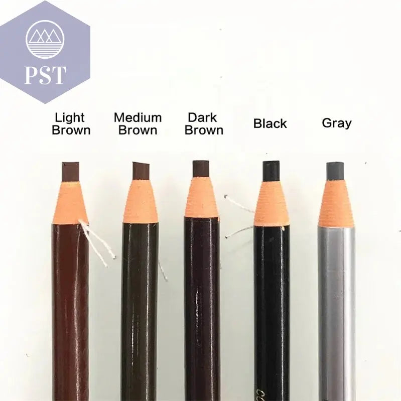 5 teile/satz Augenbraue Bleistift Make-Up Braun Augenbraue Enhancer Kosmetische Kunst Wasserdicht Bleistift Tönung Stereo Arten Schönheit Werkzeuge Billig       PST PS Tradings