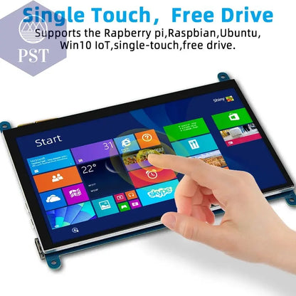 7-Zoll-Touchscreen Raspberry Pi 5 kapazitives HDMI-kompatibles TFT-LCD für Orange Pi 5 Plus 3B RPI 5 4B 3B+ PC Windows AIDA64  Computer & Office - Security & Protection - Video Surveillance - CCTV Accessories     PST PS Tradings