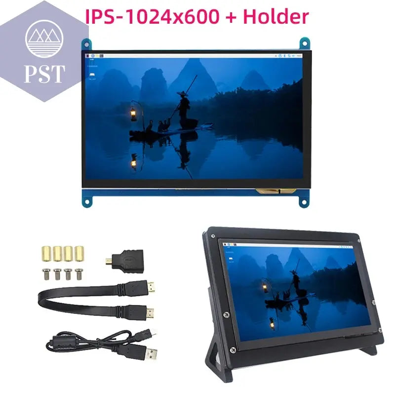 7-Zoll-Touchscreen Raspberry Pi 5 kapazitives HDMI-kompatibles TFT-LCD für Orange Pi 5 Plus 3B RPI 5 4B 3B+ PC Windows AIDA64  Computer & Office - Security & Protection - Video Surveillance - CCTV Accessories     PST PS Tradings
