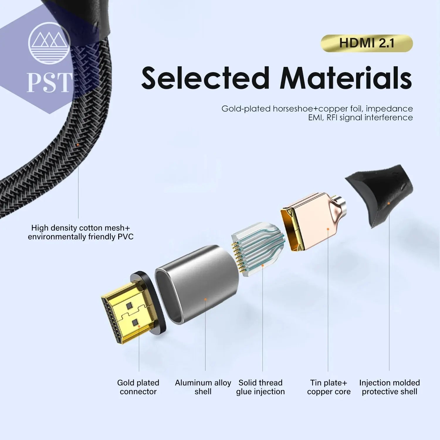 8K @ 60Hz HDMI-Kompatibel Kabel 2,1 Kabel 48Gbps Optische Faser für PS5 PS4 HD TV box Projektor Audio Video HD Kabel lange 8M 10M       PST PS Tradings