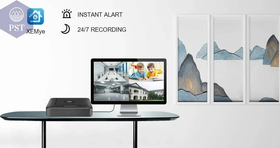 8MP Security Camera System 4K POE NVR Video Surveillance Kit  5MP 4MP Audio Ai Face Detect Color Night Vision IP CCTV Camera Set - Property & Safety Tradings