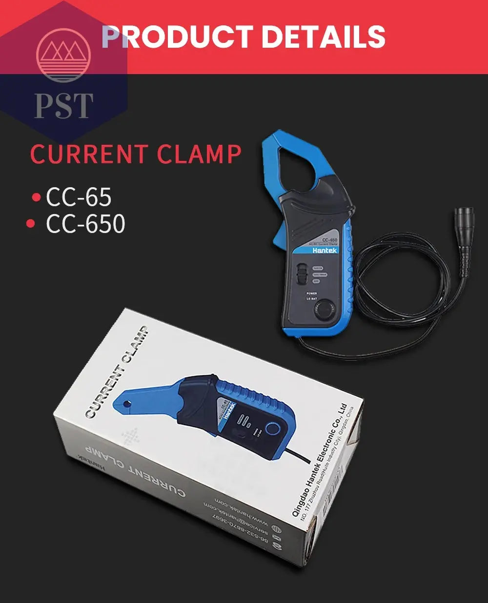 AC/DC-Stromzangenmessgerät Hantek Oszilloskope CC65 CC650 AC/DC 20 kHz 400 Hz Bandbreite 1 mV/10 mA 65 A/650 A mit BNC-Stecker  Tools - Hand Tools - Industrial Tweezers     PST PS Tradings
