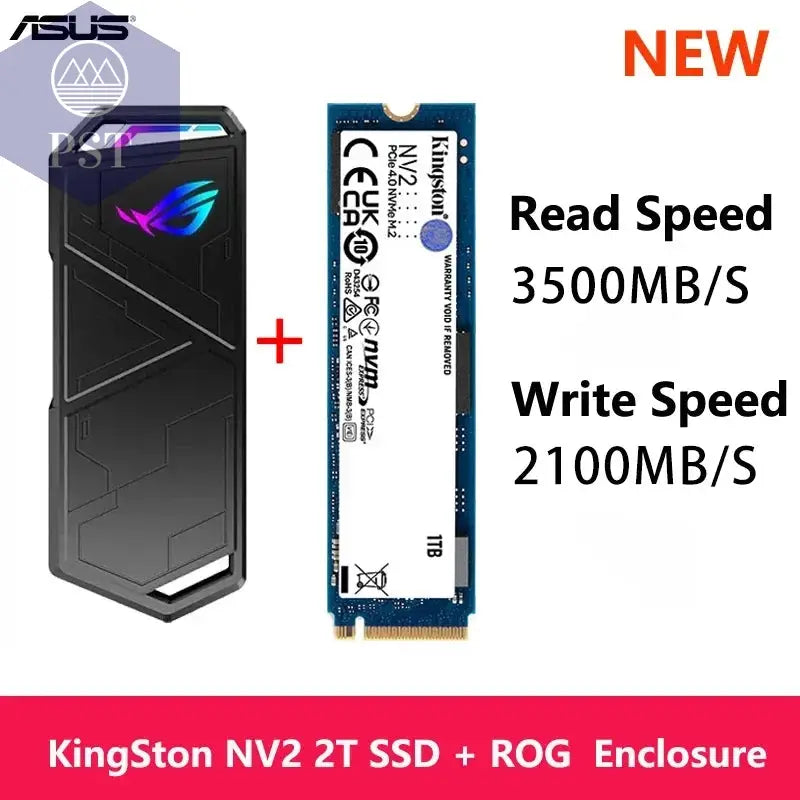 ASUS ROG STRIX ARION M.2 NVMe Gehäuse PST PS Tradings  New 2T KingSton ASUS ROG STRIX ARION M.2 NVMe Gehäuse