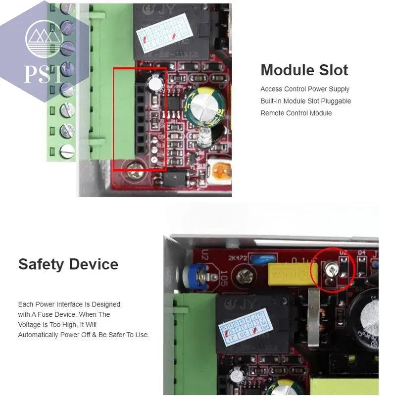 Access Control Power Supplier Transformer DC 12V 3A Door system Switch AC 110~240V Delay time max 15s High Quality Control - PST PS Tradings