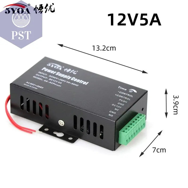 Access Control Power Supplier Transformer DC 12V 3A Door system Switch AC 110~240V Delay time max 15s High Quality Control - PST PS Tradings