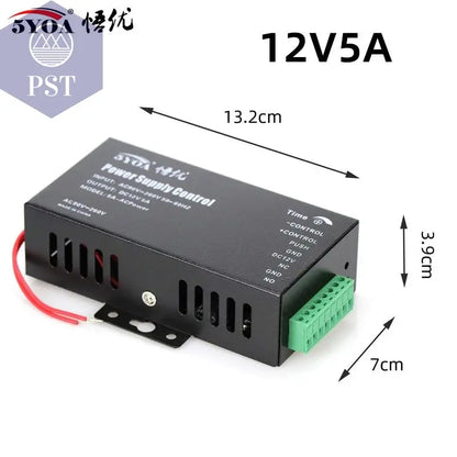 Access Control Power Supplier Transformer DC 12V 3A Door system Switch AC 110~240V Delay time max 15s High Quality Control - PST PS Tradings
