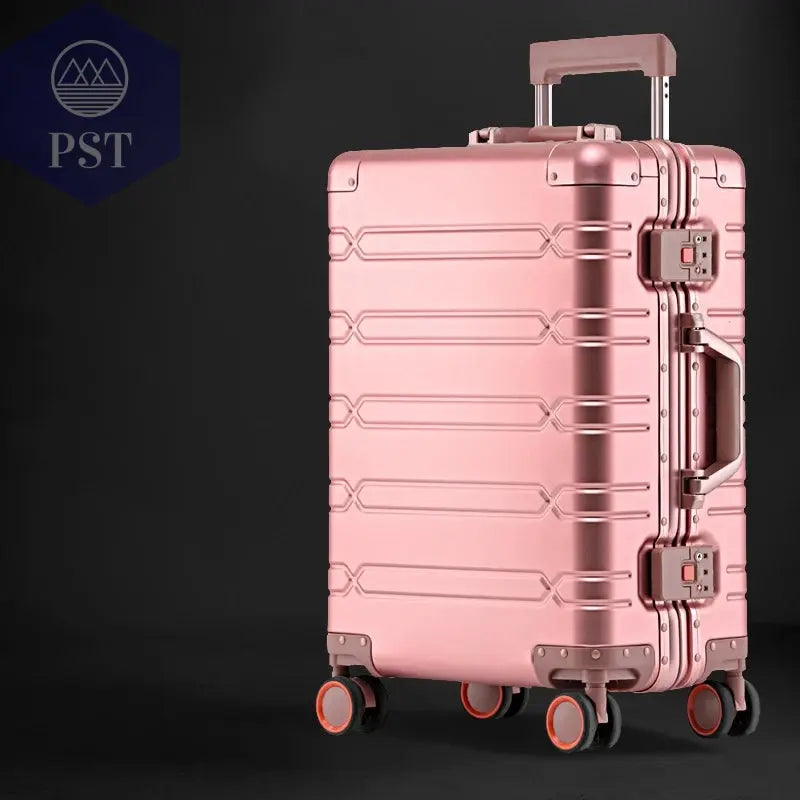 Aluminium-Magnesium Reisekoffer 20/24/29 Zoll PST PS Tradings  PST PS Tradings Rose-gold-29 PST PS Tradings Aluminium-Magnesium Reisekoffer 20/24/29 Zoll