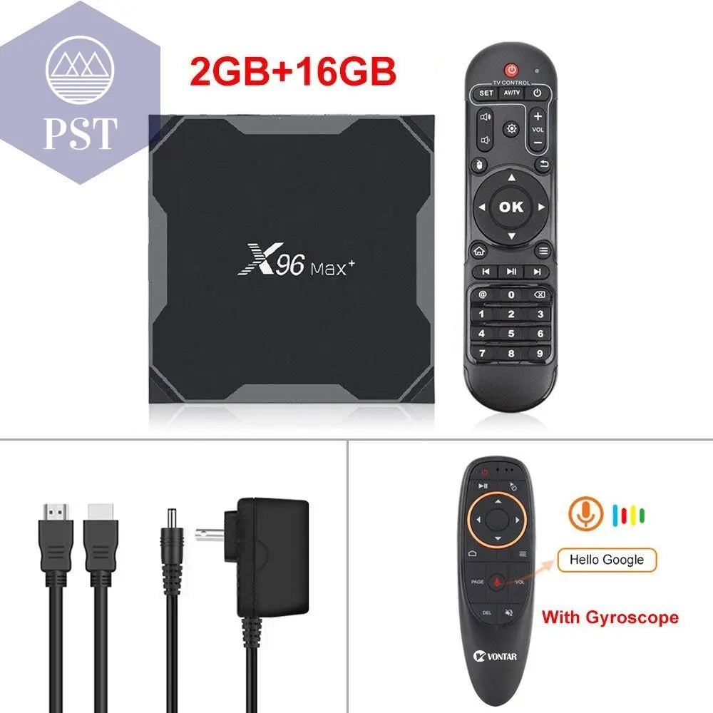Android 9.0 Amlogic Quad Core 4K TV Box      Russian-Federation-X96-MAX-2GB16GB-G10 PST PS Tradings