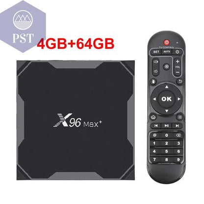 Android 9.0 Amlogic Quad Core 4K TV Box      SPAIN-X96-MAX-4GB64GB PST PS Tradings
