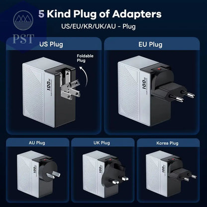 Asome Tech 100W Gan Ladegerät Qc 4,0 Pd 67W 65W Pps Display Tragbares Multi Usb Typ C Schnell Ladegerät Für Laptop Tablet Iphone Samsung PST PS Tradings  PST PS Tradings  PST PS Tradings Asome Tech 100W Gan Ladegerät Qc 4,0 Pd 67W 65W Pps Display Tragbares Multi Usb Typ C Schnell Ladegerät Für Laptop Tablet Iphone Samsung