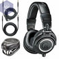 Audio-Technica ATH-M50x Professional Monitor Headphones with Cases and Cables PST PS Tradings  PST PS Tradings Default PST PS Tradings Audio-Technica ATH-M50x Professional Monitor Headphones with Cases and Cables