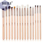 BEILI Pink Makeup Brushes High Quality Powder Foundation Blush Eyeshadow Make Up Brush Set  Natural Hair косметика - PST PS Tradings