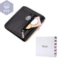 BISON DENIM Men Wallets Black Genuine Leather Purse For Men Business Card Holder Men's Wallet Mini N4429 - PST PS Tradings