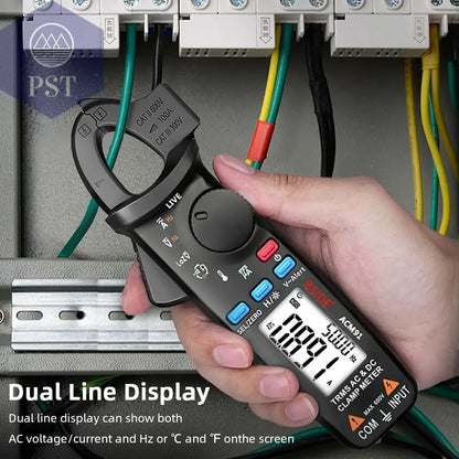 BSIDE Digital Clamp Meter 1mA High-Precision Ammeter Pliers True RMS DC AC Current Car Repair Electrical Temp Tester Multimeter       PST PS Tradings