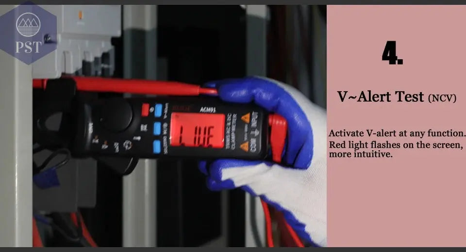 BSIDE Digital Clamp Meter 1mA High-Precision Ammeter Pliers True RMS DC AC Current Car Repair Electrical Temp Tester Multimeter       PST PS Tradings