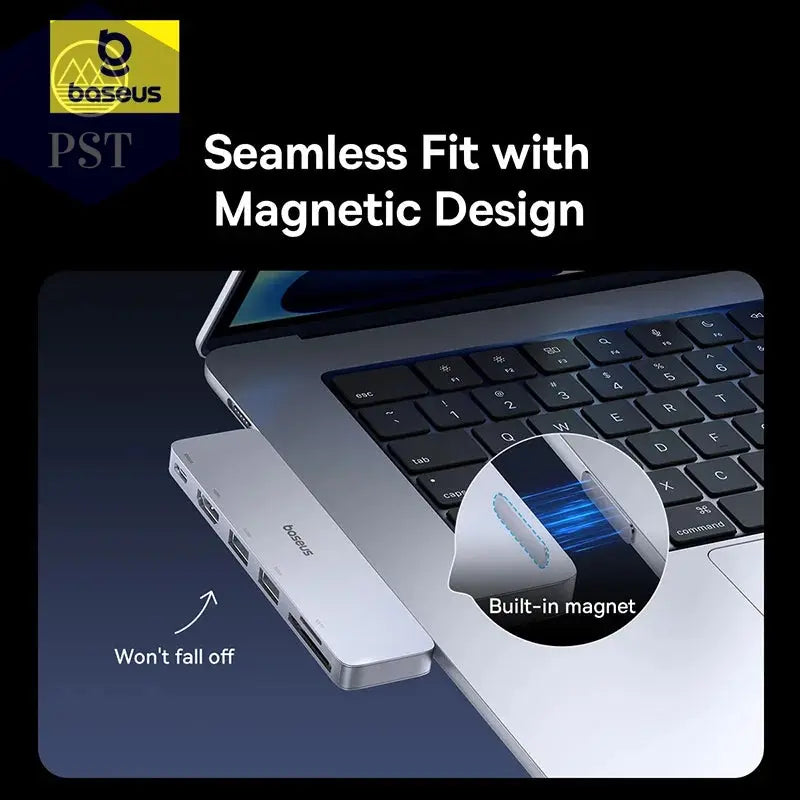 Baseus 6-Port USB-C Hub mit 4K HDMI PST PS Tradings  PST PS Tradings  PST PS Tradings