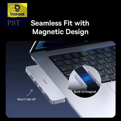 Baseus 6-Port USB-C Hub mit 4K HDMI PST PS Tradings  PST PS Tradings  PST PS Tradings