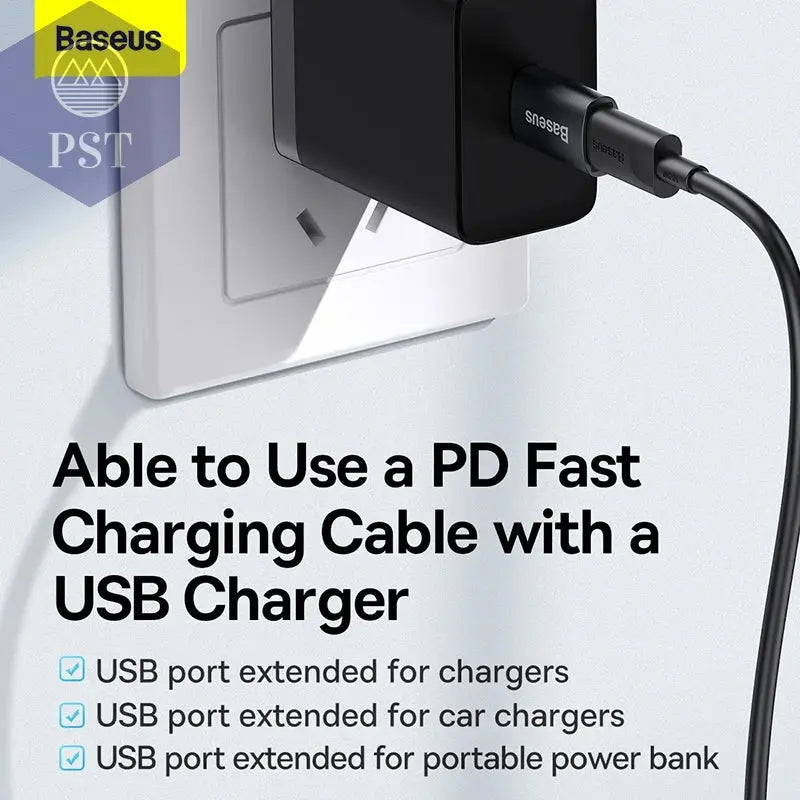 Baseus USB 3.1 OTG-Adapter USB Typ C auf USB-Buchse Konverter für MacBook Pro Air Samsung S22 Xiaomi USB-C USBC OTG-Anschluss       PST PS Tradings