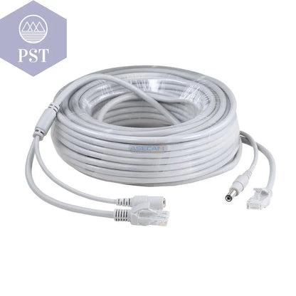CCTV RJ45 Cable Ethernet Surveillance Camera DC Power Cat5 Internet Network LAN Cord POE  IP Camera Wifi Connection - PST PS Tradings