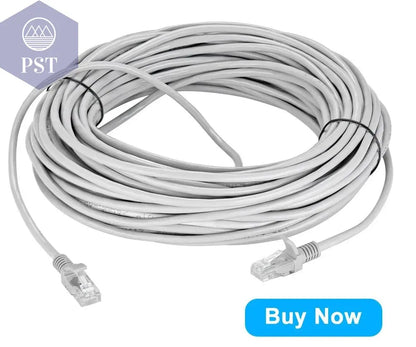 CCTV RJ45 Cable Ethernet Surveillance Camera DC Power Cat5 Internet Network LAN Cord POE  IP Camera Wifi Connection - PST PS Tradings