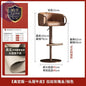 Coffee Shop Steel Bar Chair Luxury Gold Round Leather Modern Nordic Stools Kitchen Swivel Design Sgabello Cucina Alto Furniture       PST PS Tradings