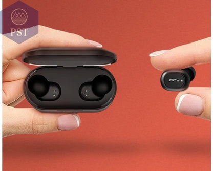 Dual Microphone Bluetooth Earphones with Charging Box       PST PS Tradings