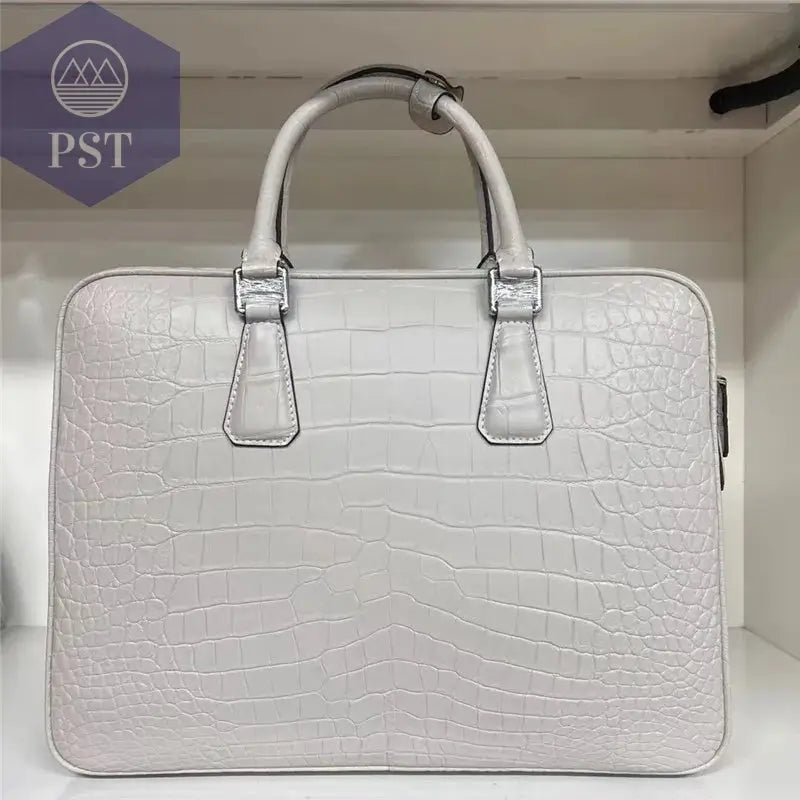 Echtes Krokodilleder Aktentasche mit Passcode PST PS Tradings  PST PS Tradings  PST PS Tradings Echtes Krokodilleder Aktentasche mit Passcode