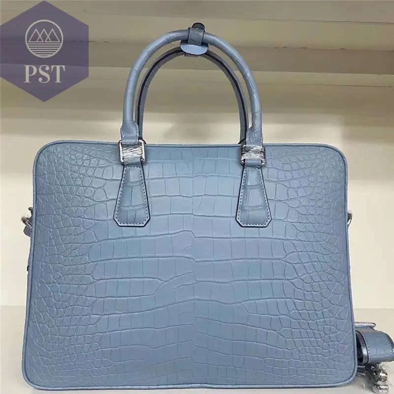Echtes Krokodilleder Aktentasche mit Verschluss PST PS Tradings  PST PS Tradings  PST PS Tradings Echtes Krokodilleder Aktentasche mit Verschluss