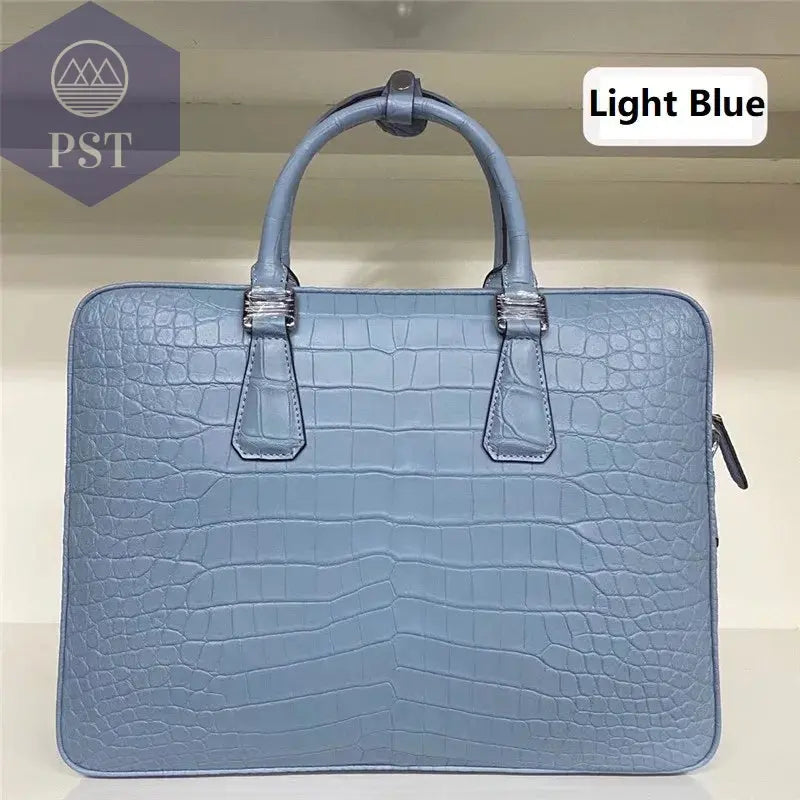Echtes Krokodilleder Aktentasche mit Verschluss PST PS Tradings  PST PS Tradings  PST PS Tradings Echtes Krokodilleder Aktentasche mit Verschluss