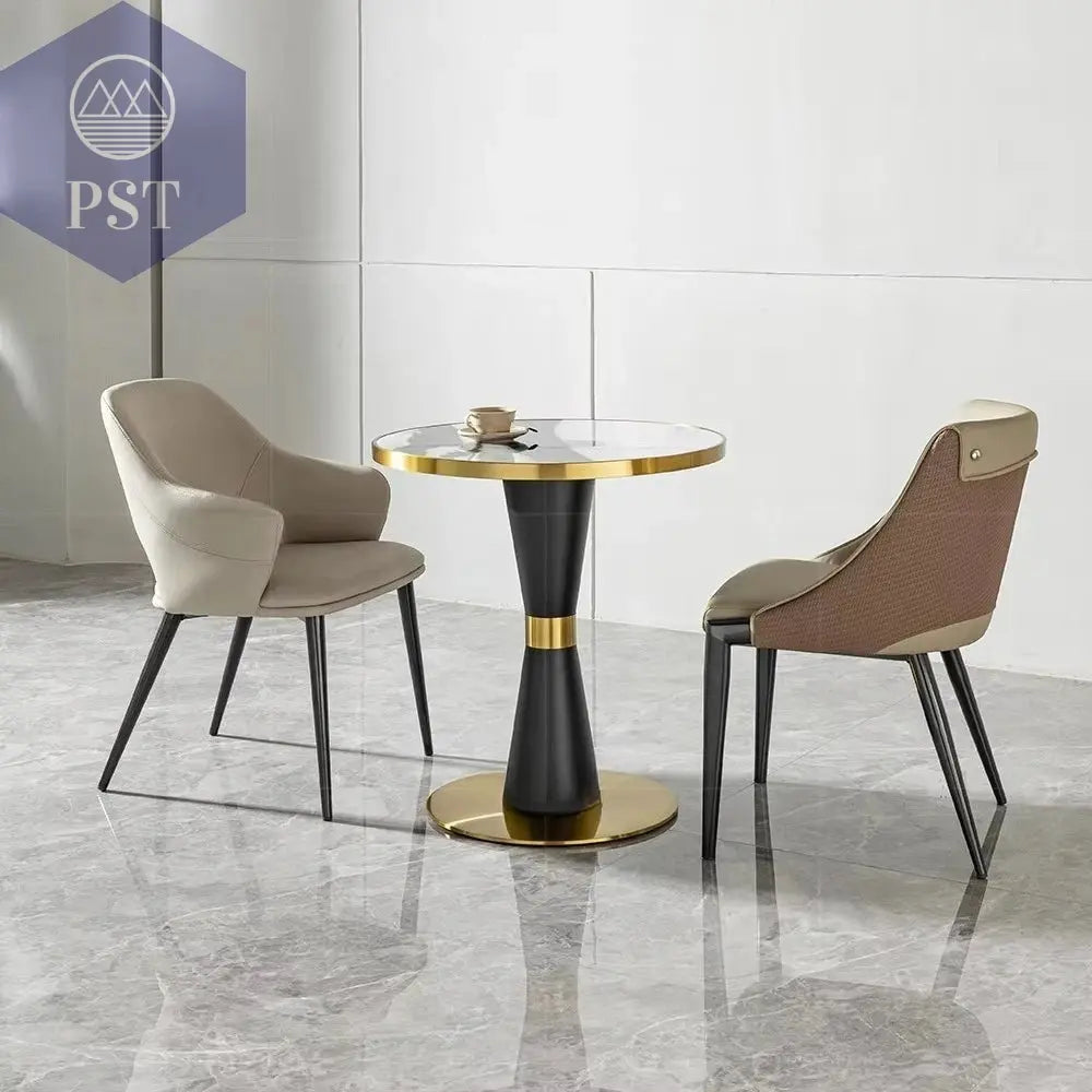 Elegantes Esszimmer Set Tisch und Stuhl Set eleganter Esstisch Schwarz PST PS Tradings Tischset PST PS Tradings  PST PS Tradings